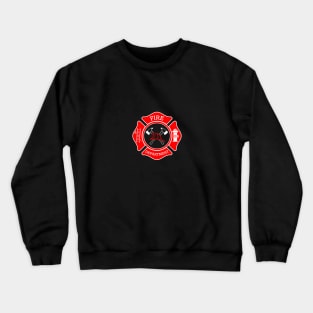 Fire Department Maltese Cross Red/white Crewneck Sweatshirt